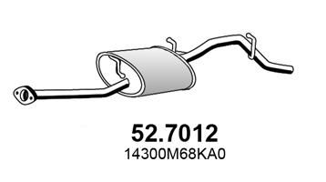 Obrázok Koncový tlmič výfuku ASSO  527012