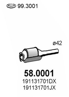 Obrázok Katalyzátor ASSO  580001