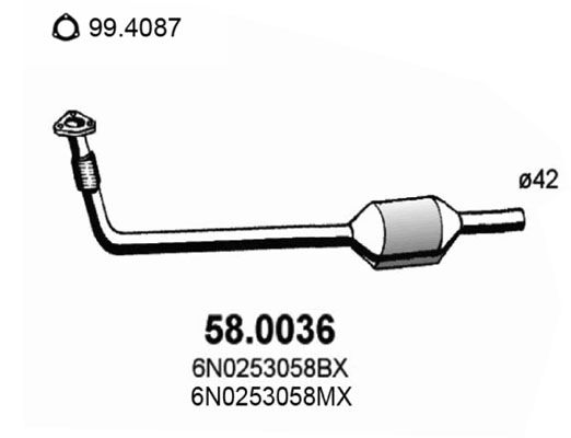Obrázok Katalyzátor ASSO  580036