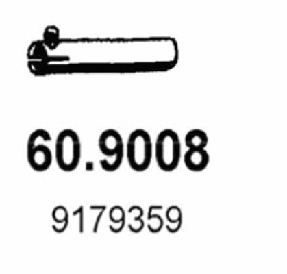 Obrázok Výfukové potrubie ASSO  609008