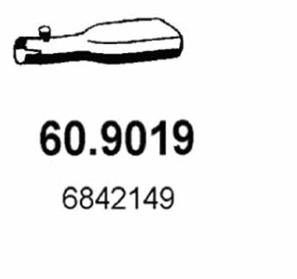 Obrázok Výfukové potrubie ASSO  609019
