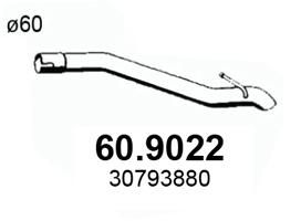 Obrázok Výfukové potrubie ASSO  609022