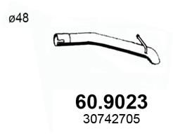 Obrázok Výfukové potrubie ASSO  609023