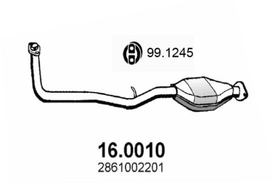 Obrázok Katalyzátor ASSO  160010