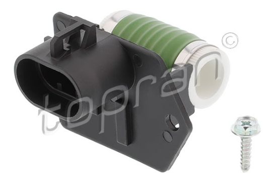 Obrázok Predradný odpor elektromotora ventilátoru TOPRAN  601624