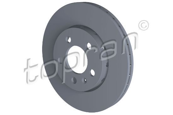 Obrázok Brzdový kotúč TOPRAN COATED 107680