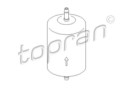 Obrázok Palivový filter TOPRAN  401032