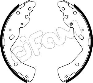 Obrázok Sada brzdových čeľustí CIFAM  153144