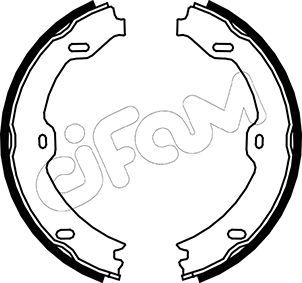 Obrázok Sada brzd. čeľustí parkov. brzdy CIFAM  153243