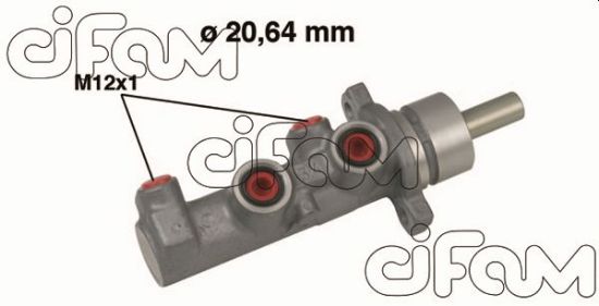 Obrázok Hlavný brzdový válec CIFAM  202644
