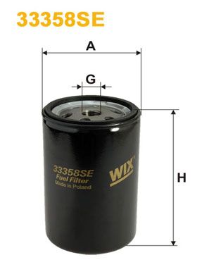 Obrázok Palivový filter WIX FILTERS  33358SE