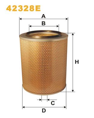 Obrázok Vzduchový filter WIX FILTERS  42328E
