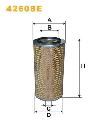Obrázok Vzduchový filter WIX FILTERS  42608E
