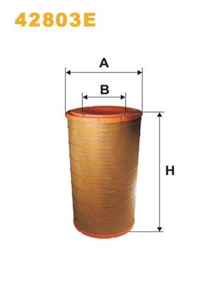 Obrázok Vzduchový filter WIX FILTERS  42803E