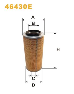 Obrázok Vzduchový filter WIX FILTERS  46430E