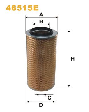Obrázok Vzduchový filter WIX FILTERS  46515E