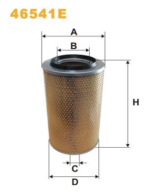 Obrázok Vzduchový filter WIX FILTERS  46541E