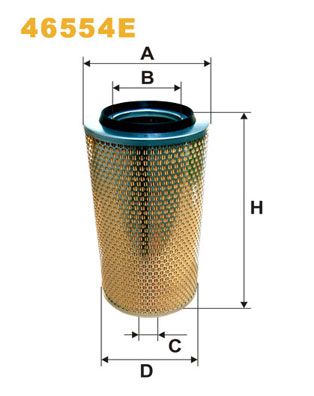 Obrázok Vzduchový filter WIX FILTERS  46554E