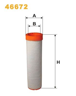 Obrázok Filter sekundárneho vzduchu WIX FILTERS  46672
