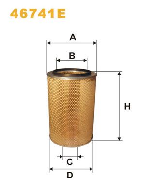 Obrázok Vzduchový filter WIX FILTERS  46741E