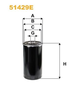 Obrázok Olejový filter WIX FILTERS  51429E