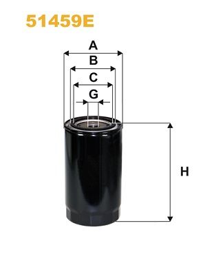 Obrázok Filter pracovnej hydrauliky WIX FILTERS  51459E