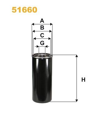 Obrázok Olejový filter WIX FILTERS  51660