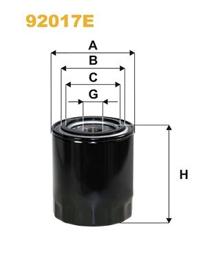 Obrázok Filter pracovnej hydrauliky WIX FILTERS  92017E
