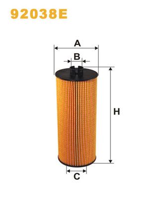 Obrázok Olejový filter WIX FILTERS  92038E
