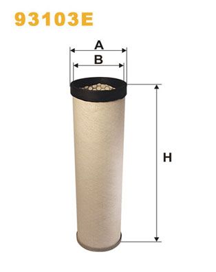 Obrázok Filter sekundárneho vzduchu WIX FILTERS  93103E