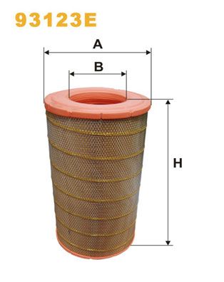 Obrázok Vzduchový filter WIX FILTERS  93123E