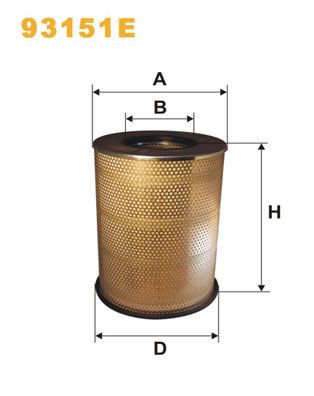 Obrázok Vzduchový filter WIX FILTERS  93151E