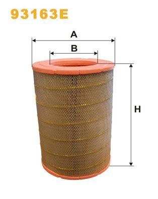 Obrázok Vzduchový filter WIX FILTERS  93163E