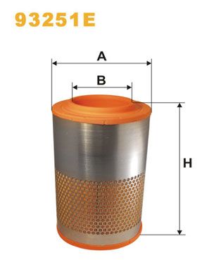Obrázok Vzduchový filter WIX FILTERS  93251E