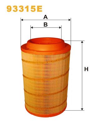 Obrázok Vzduchový filter WIX FILTERS  93315E