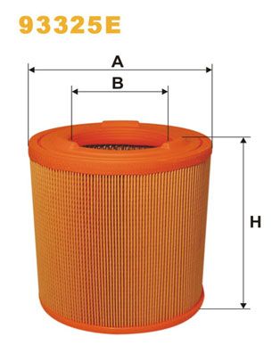 Obrázok Vzduchový filter WIX FILTERS  93325E