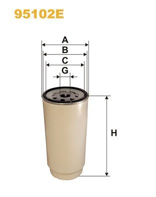 Obrázok Palivový filter WIX FILTERS  95102E