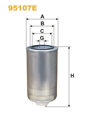 Obrázok Palivový filter WIX FILTERS  95107E