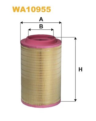 Obrázok Vzduchový filter WIX FILTERS  WA10955