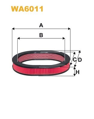 Obrázok Vzduchový filter WIX FILTERS  WA6011