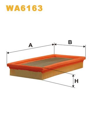 Obrázok Vzduchový filter WIX FILTERS  WA6163