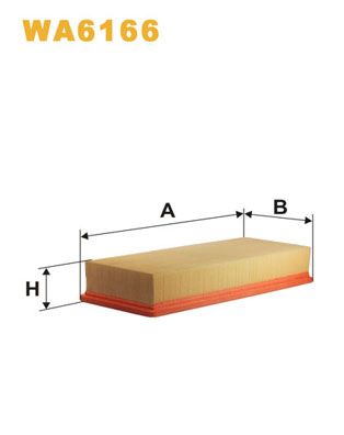 Obrázok Vzduchový filter WIX FILTERS  WA6166