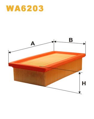 Obrázok Vzduchový filter WIX FILTERS  WA6203