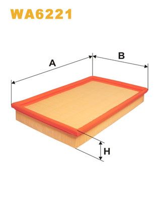 Obrázok Vzduchový filter WIX FILTERS  WA6221