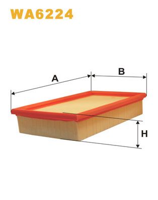Obrázok Vzduchový filter WIX FILTERS  WA6224