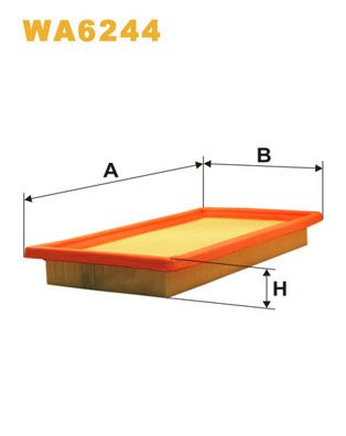 Obrázok Vzduchový filter WIX FILTERS  WA6244