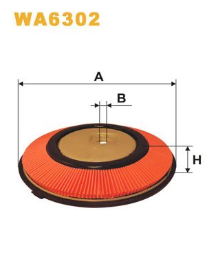 Obrázok Vzduchový filter WIX FILTERS  WA6302