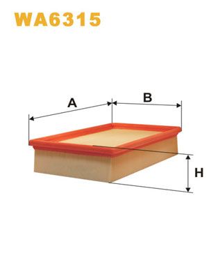 Obrázok Vzduchový filter WIX FILTERS  WA6315