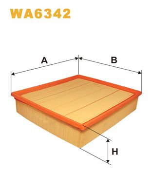 Obrázok Vzduchový filter WIX FILTERS  WA6342