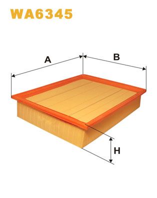 Obrázok Vzduchový filter WIX FILTERS  WA6345